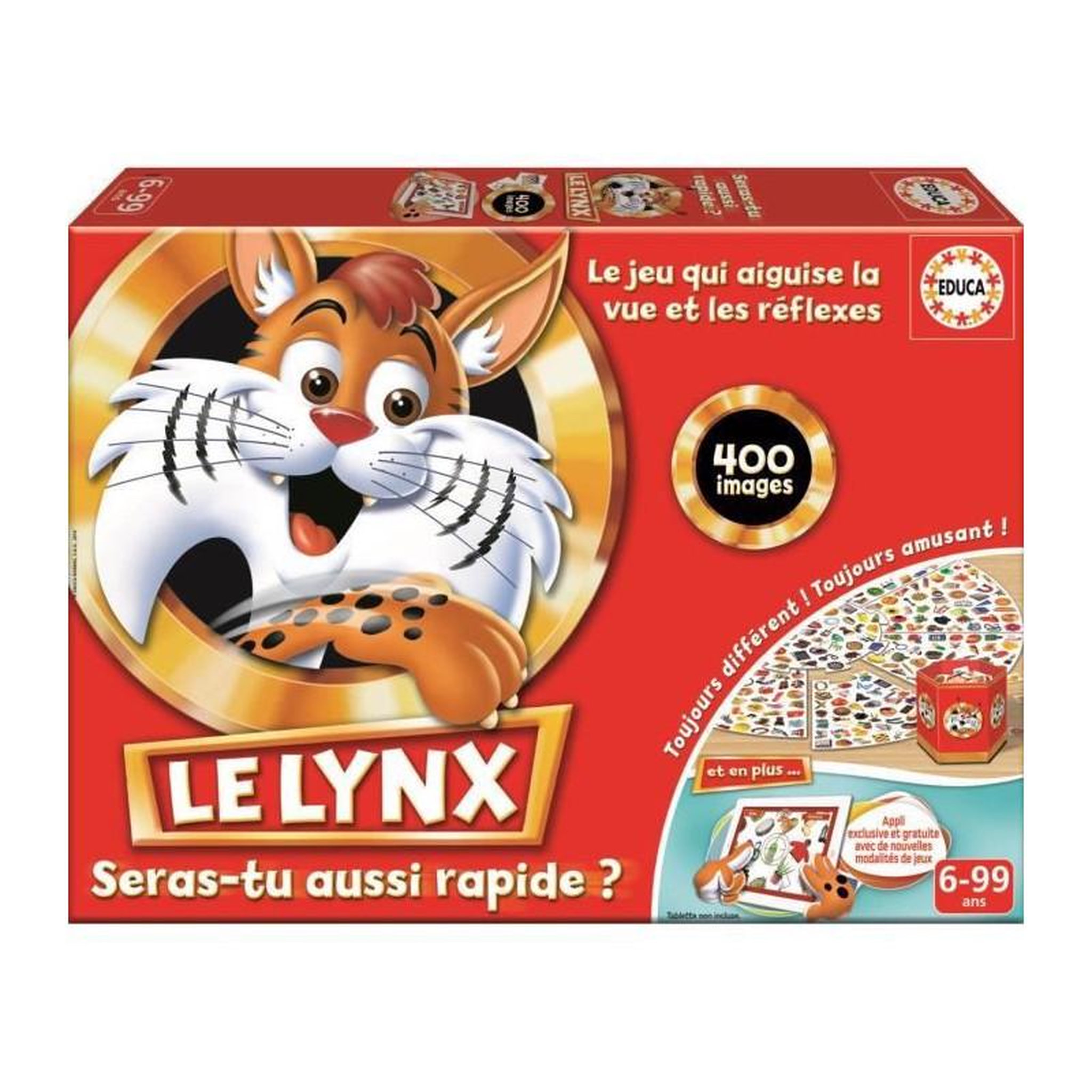 Voir la diapositive 1 : EDUCA EDUCA Le Lynx 400 Images avec Application