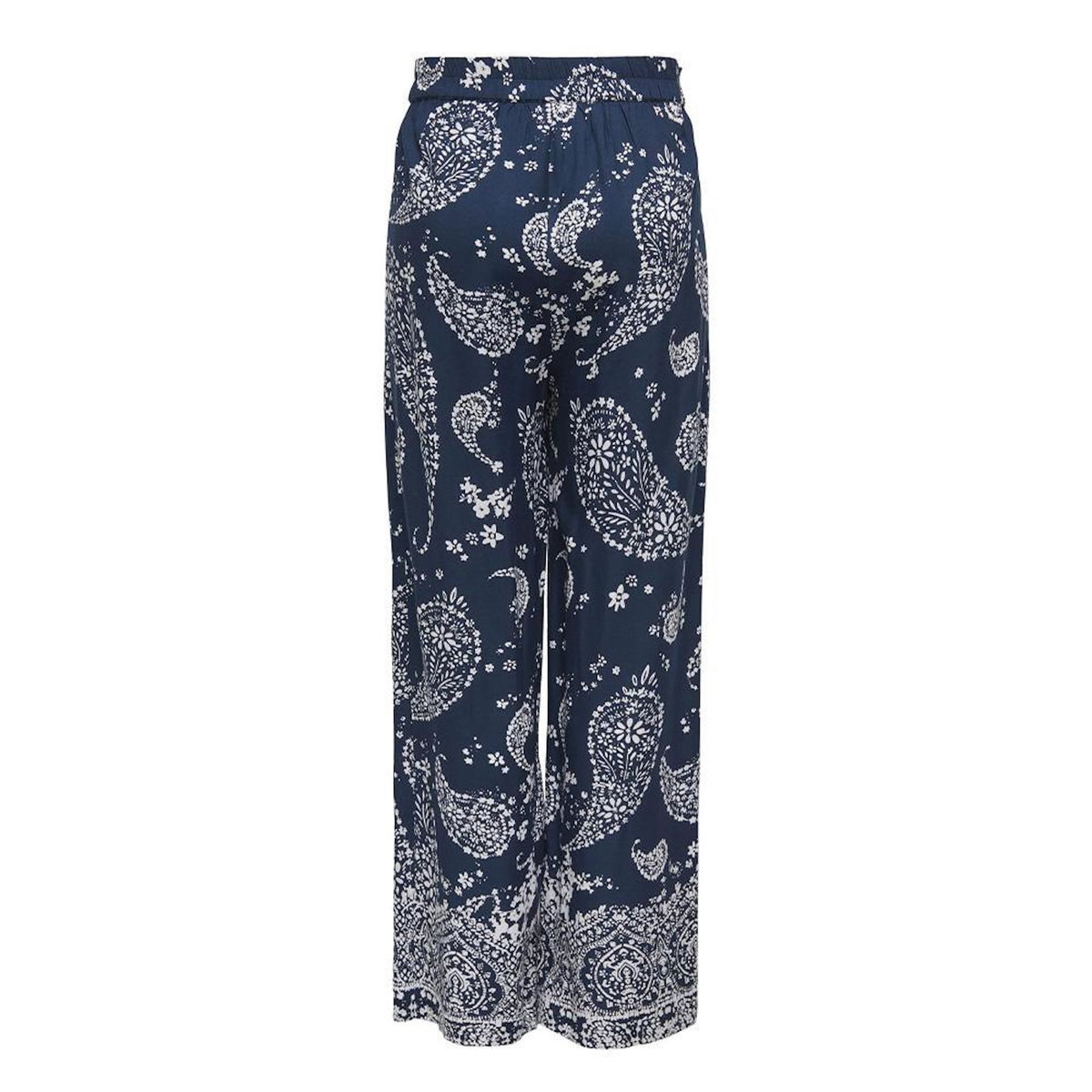 Only Pantalon fluide Marine Femme Only Novina
