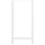 Voir la diapositive 5 : VIDAXL Pieds de table basse blanc 2 pcs 50x(90-91) cm acier