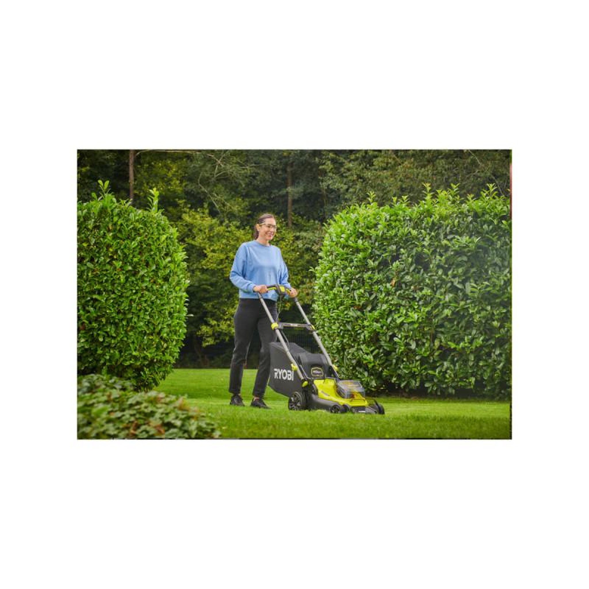 Voir la diapositive 3 : Ryobi Tondeuse poussée RYOBI 18V Brushless - coupe 40cm - 2 batteries 4,0Ah - 1 chargeur rapide - RY18LMX