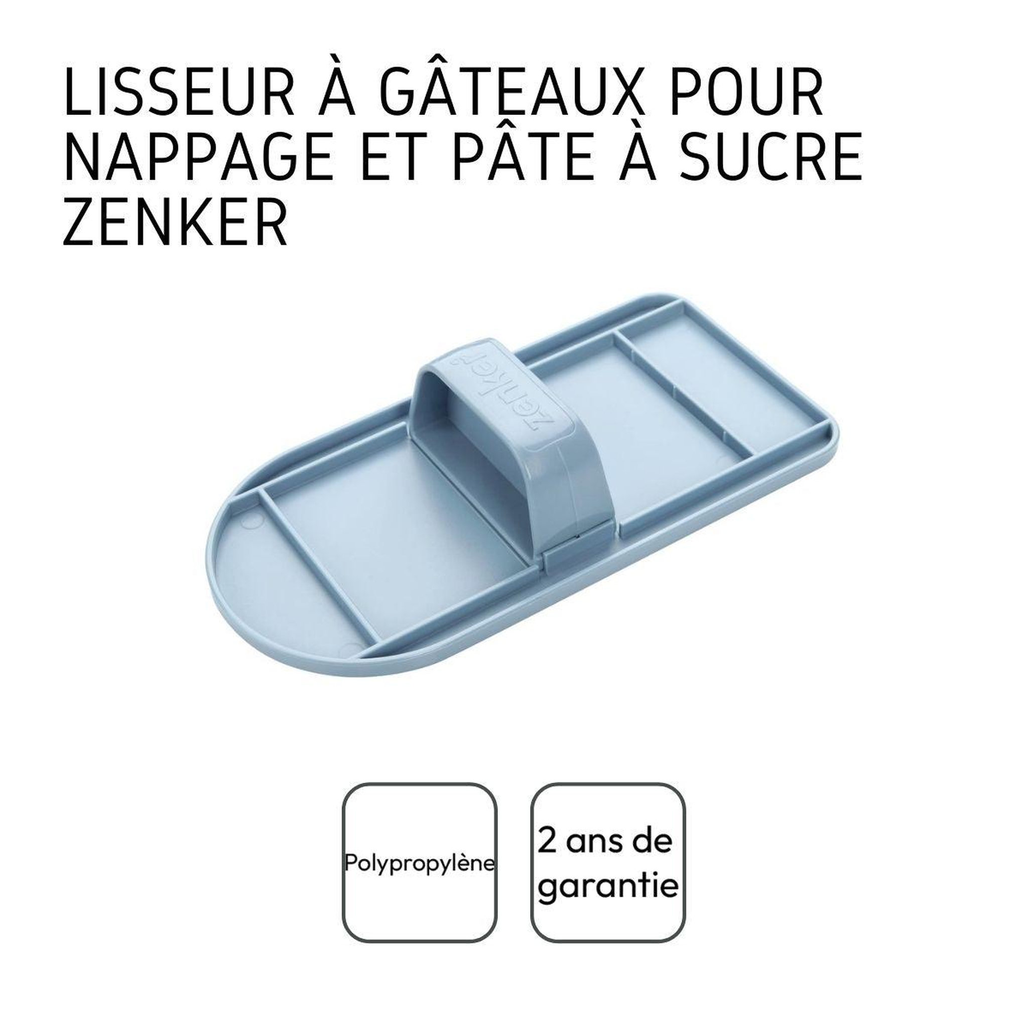 Voir la diapositive 4 : ZENKER Set de 2 ustensiles de pâtisserie lisseurs pâte à sucre zenker sweet sensation
