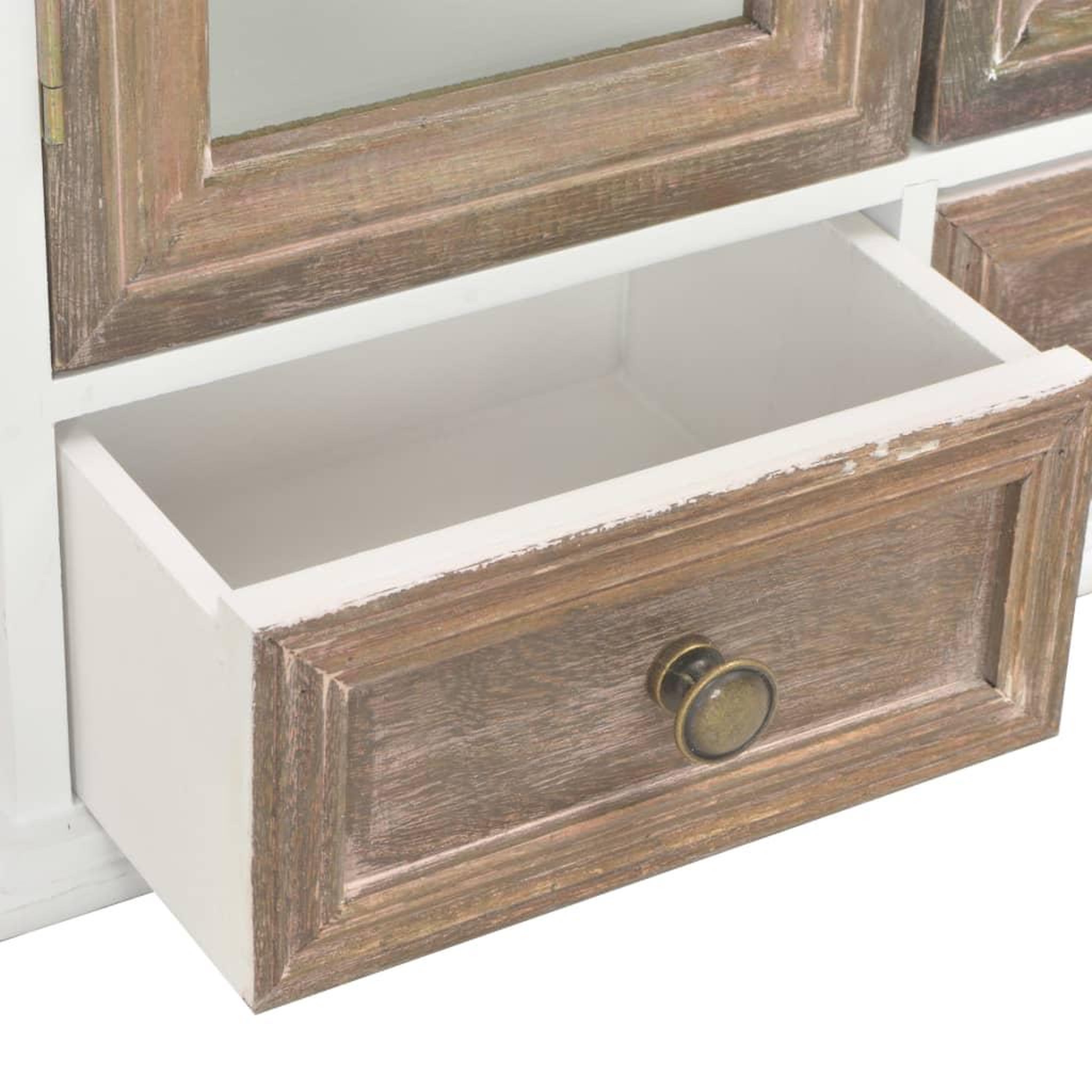 Voir la diapositive 5 : VIDAXL Armoire murale blanc 49x22x59 cm bois d'ingenierie
