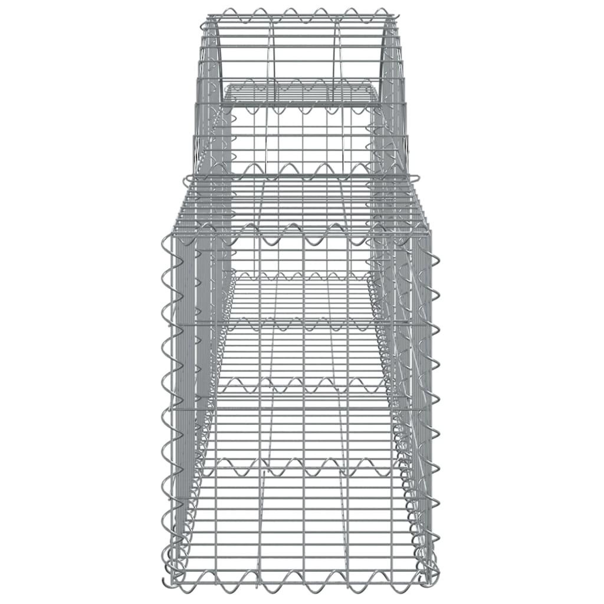 Voir la diapositive 5 : VIDAXL Paniers a gabions arques 8 pcs 200x30x40/60 cm Fer galvanise
