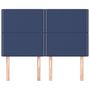 Voir la diapositive 3 : VIDAXL Tetes de lit 4 pcs Bleu 72x5x78/88 cm Tissu