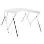 Voir la diapositive 4 : VIDAXL Auvent bimini a 3 arceaux Blanc 183x140x137 cm