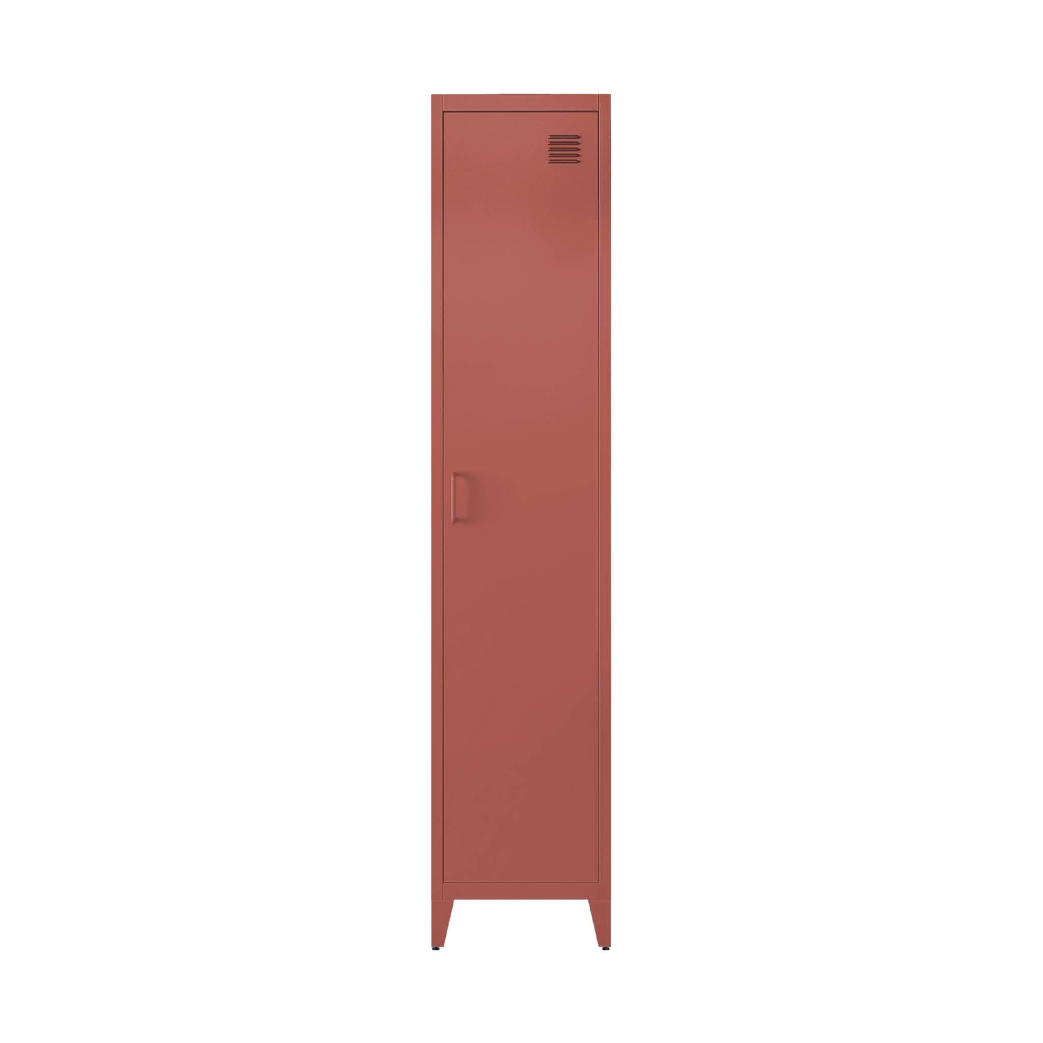 Voir la diapositive 6 : SWEEEK Armoire chambre industrielle métal, 4 espaces de rangement
