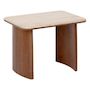 Voir la diapositive 2 : ATMOSPHERA Lot de 2 Tables d'Appoint en Bois  Jivan  60cm Marron