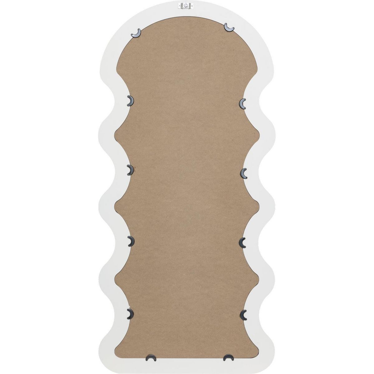 ATMOSPHERA Miroir mural vague EMILY - Blanc