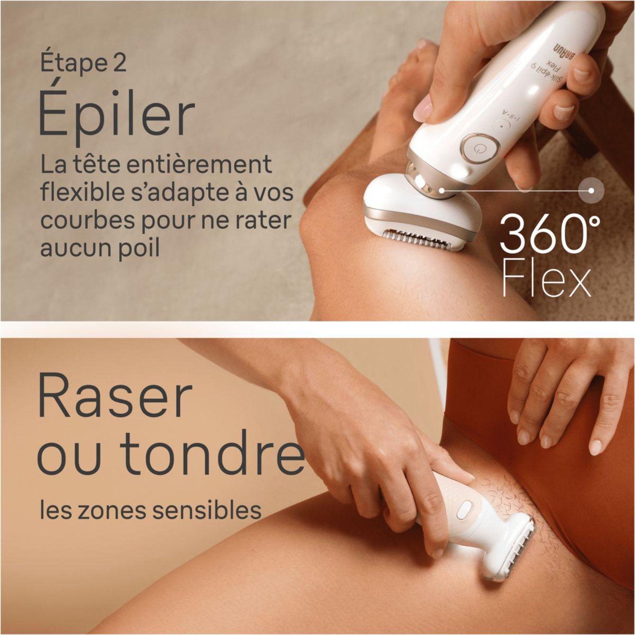 Voir la diapositive 4 : BRAUN Epilateur électrique Silk-epil 9-481 3D