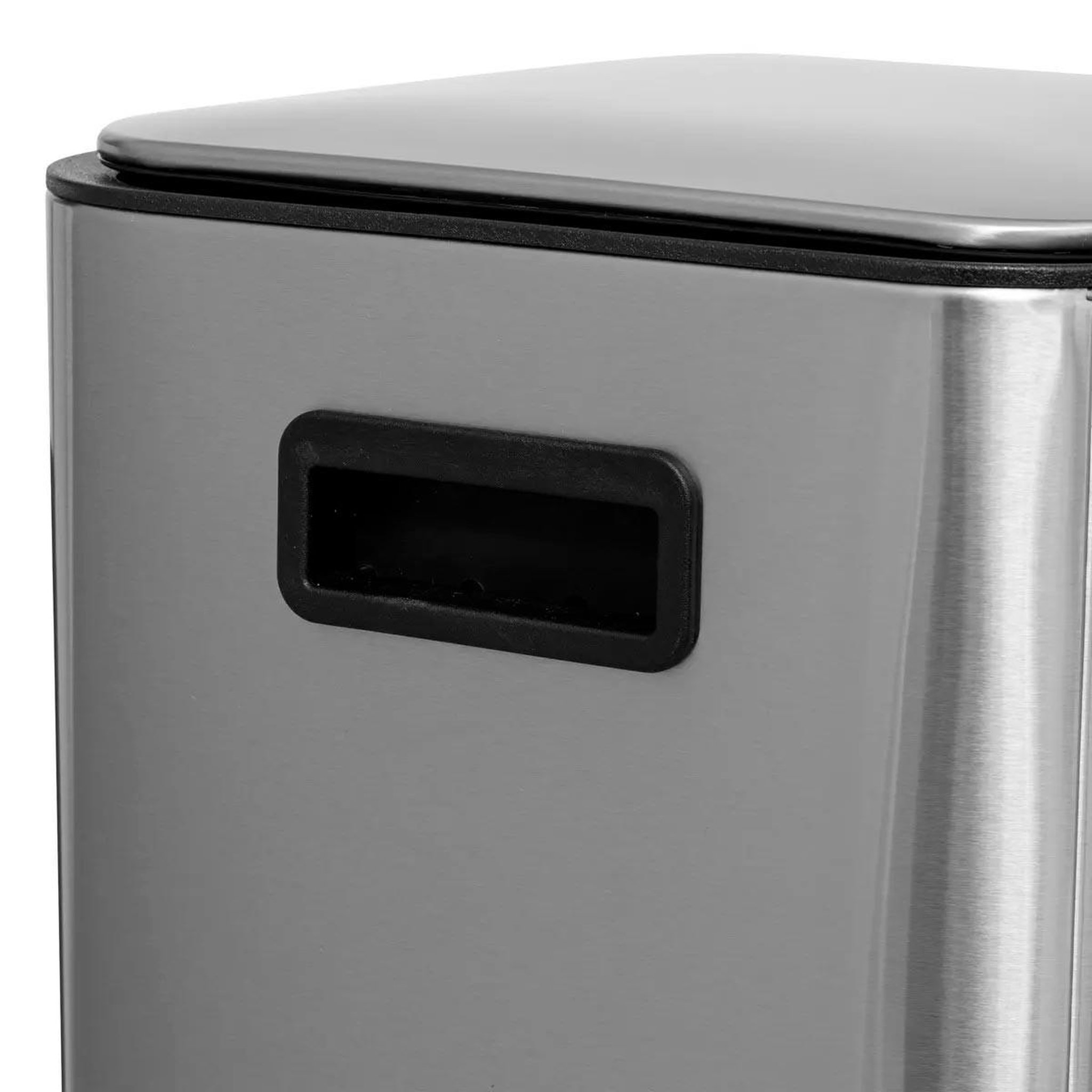 Voir la diapositive 5 : FIVE Poubelle de cuisine à pédale en métal  delta  30l inox