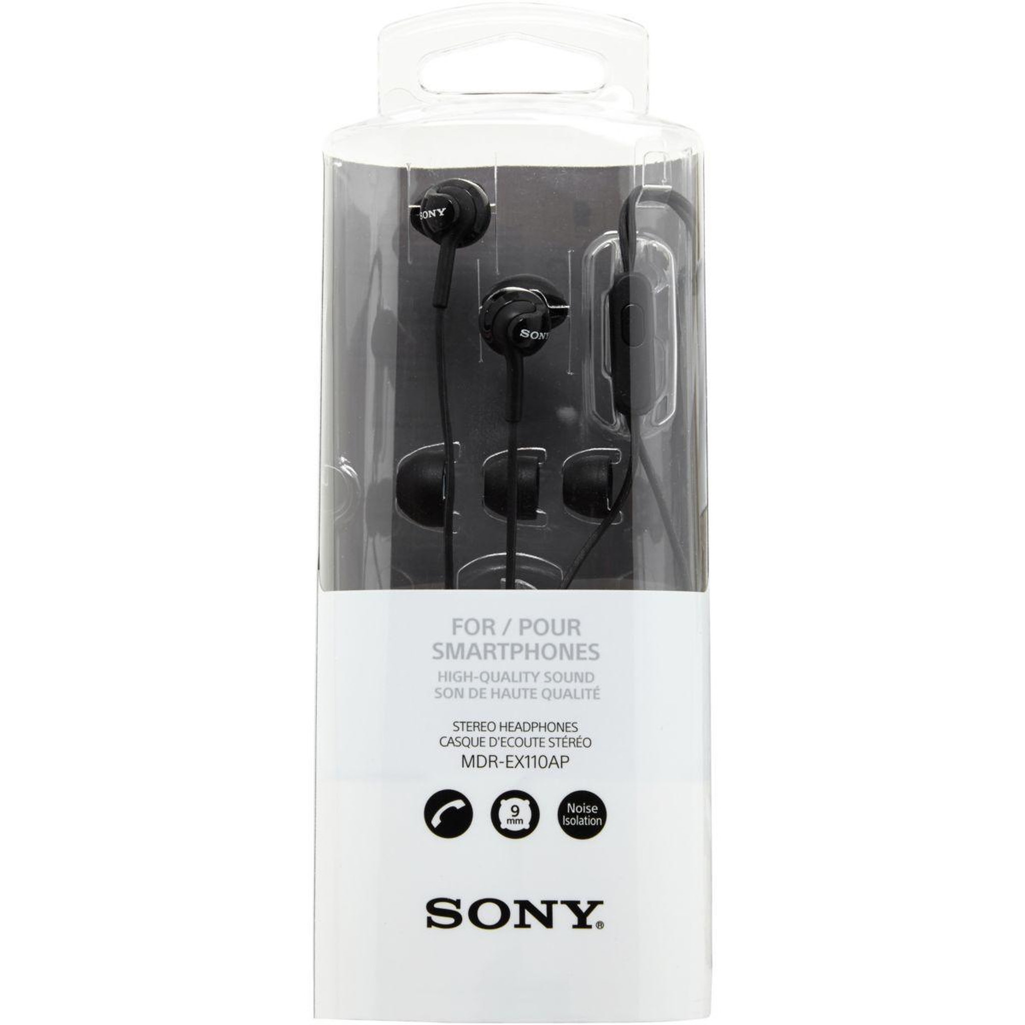 Voir la diapositive 3 : SONY Ecouteurs MDREX110 Noir