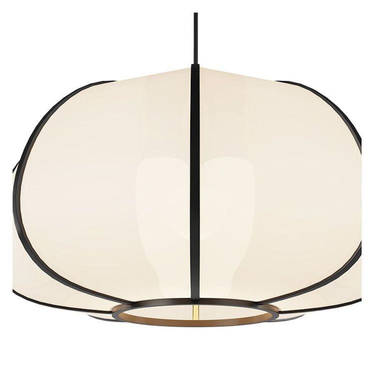 Rendez vous déco Suspension en bambou noir D38 cm-Hana