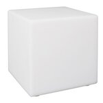 Paris Prix Lampe Cube d'Extérieur  Télécommande  25cm Blanc