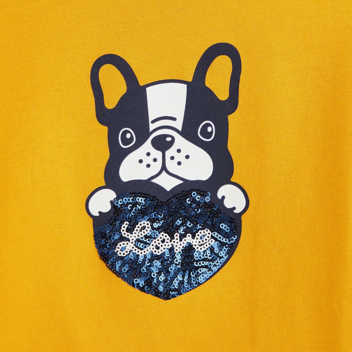 IN EXTENSO T-shirt manches longues chien fille