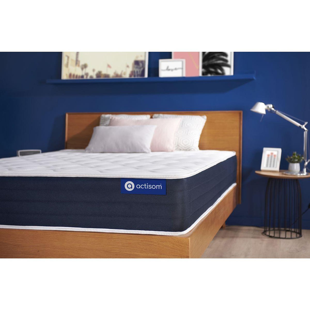 ACTISOM Matelas Ressorts ensachés et Mémoire de forme ACTIFLEX SLEEP 80x190 5zones de confort