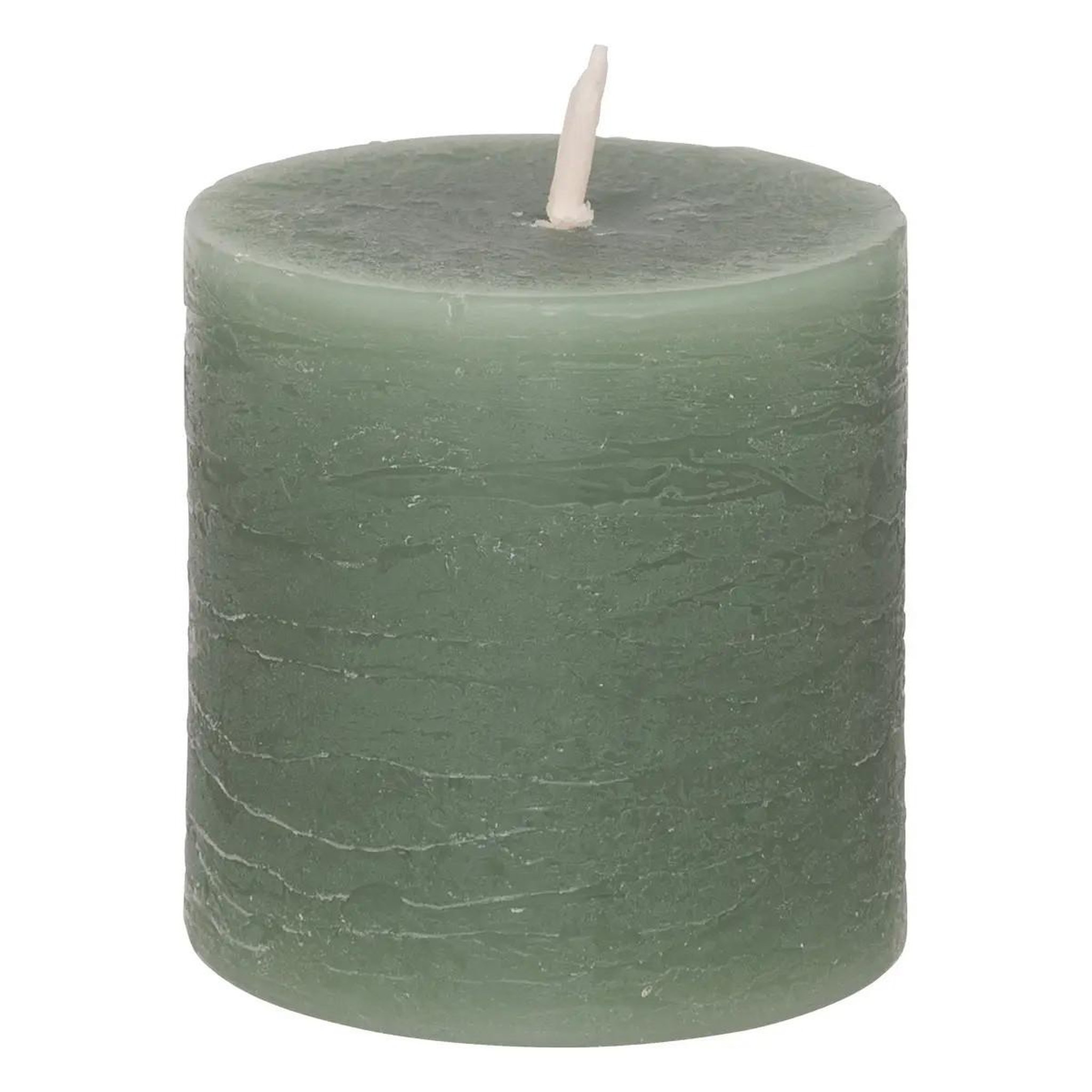 Voir la diapositive 2 : COMPTOIR DE LA BOUGIE Lot de 4 bougies votives  rustic  4,5cm vert eucalyptus