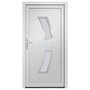 Voir la diapositive 3 : VIDAXL Porte d'entree Blanc 98x208 cm PVC
