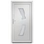 Voir la diapositive 3 : VIDAXL Porte d'entree Blanc 98x208 cm PVC