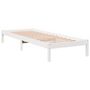 Voir la diapositive 3 : VIDAXL Cadre de lit extra long sans matelas 90x220 cm bois massif pin