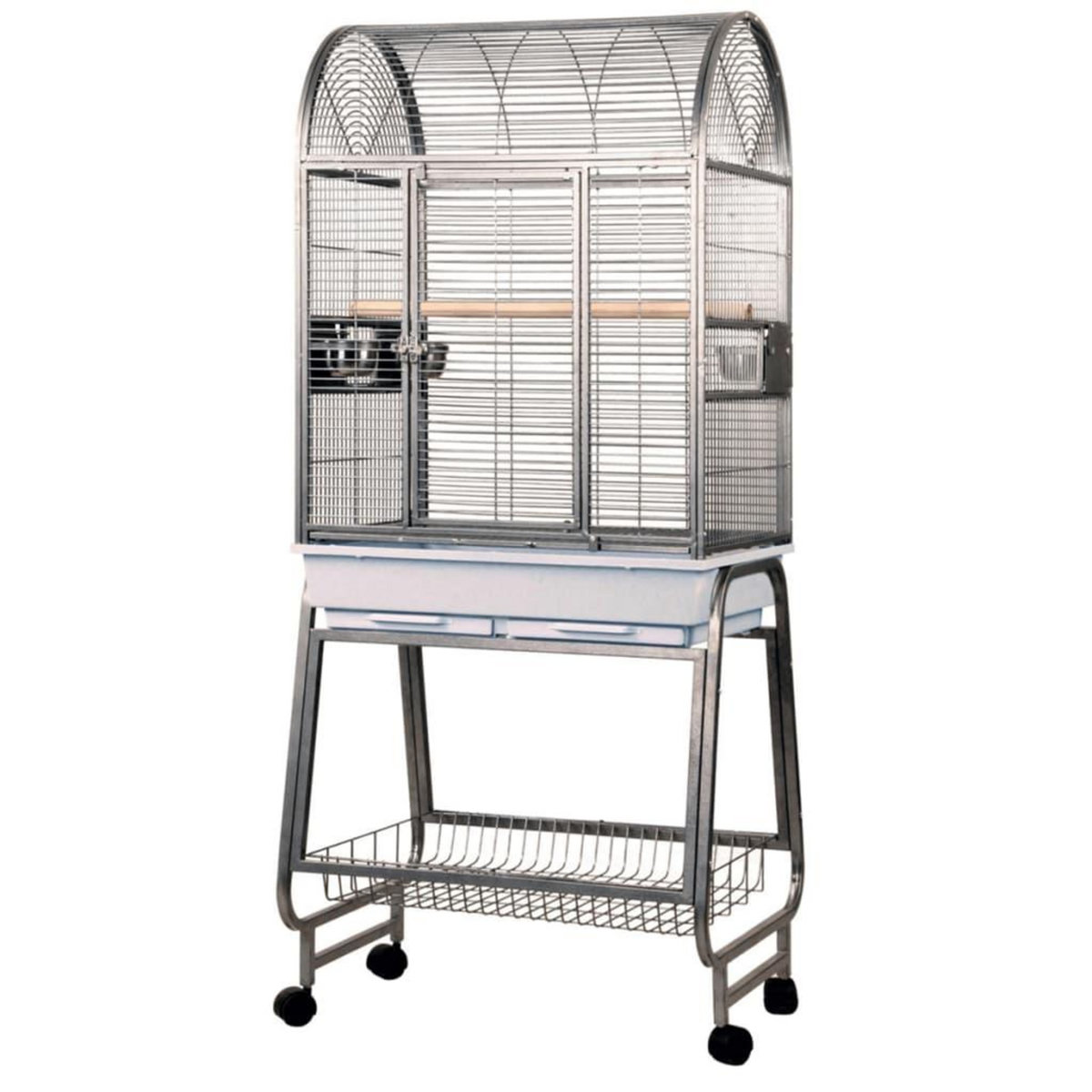 Strong Strong Cage pour perroquets Villa Nora Gris 67,7 x 51,5 x 154 cm