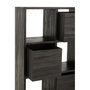Voir la diapositive 4 : Paris Prix Étagère Avec Tiroirs en Bois  Teck  158cm Noir