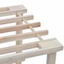 Voir la diapositive 4 : VIDAXL Range-chaussures a 4 etageres 2 pcs Bois de sapin solide