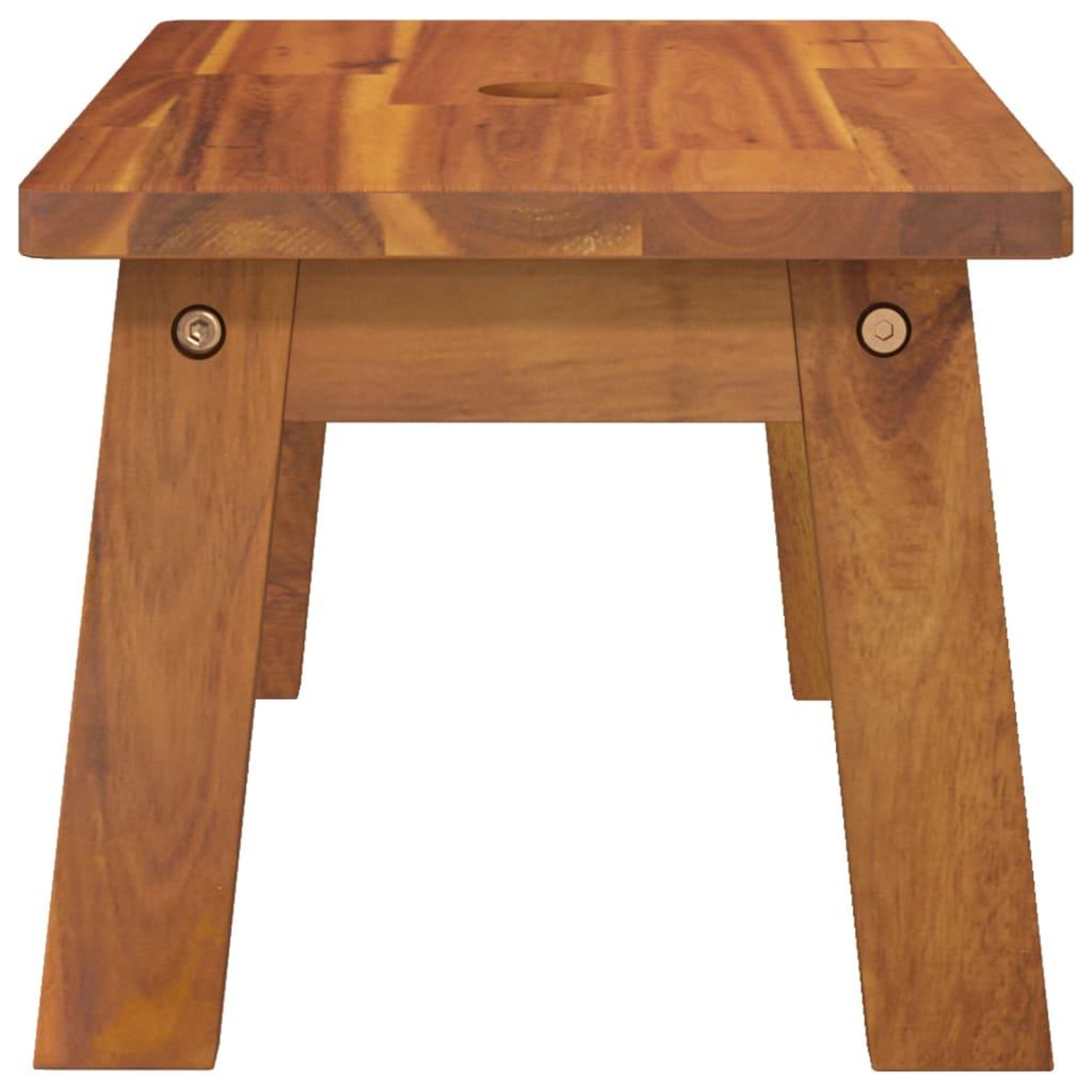 Voir la diapositive 5 : VIDAXL Tabouret-escabeau 38x26x22 cm bois d'acacia solide