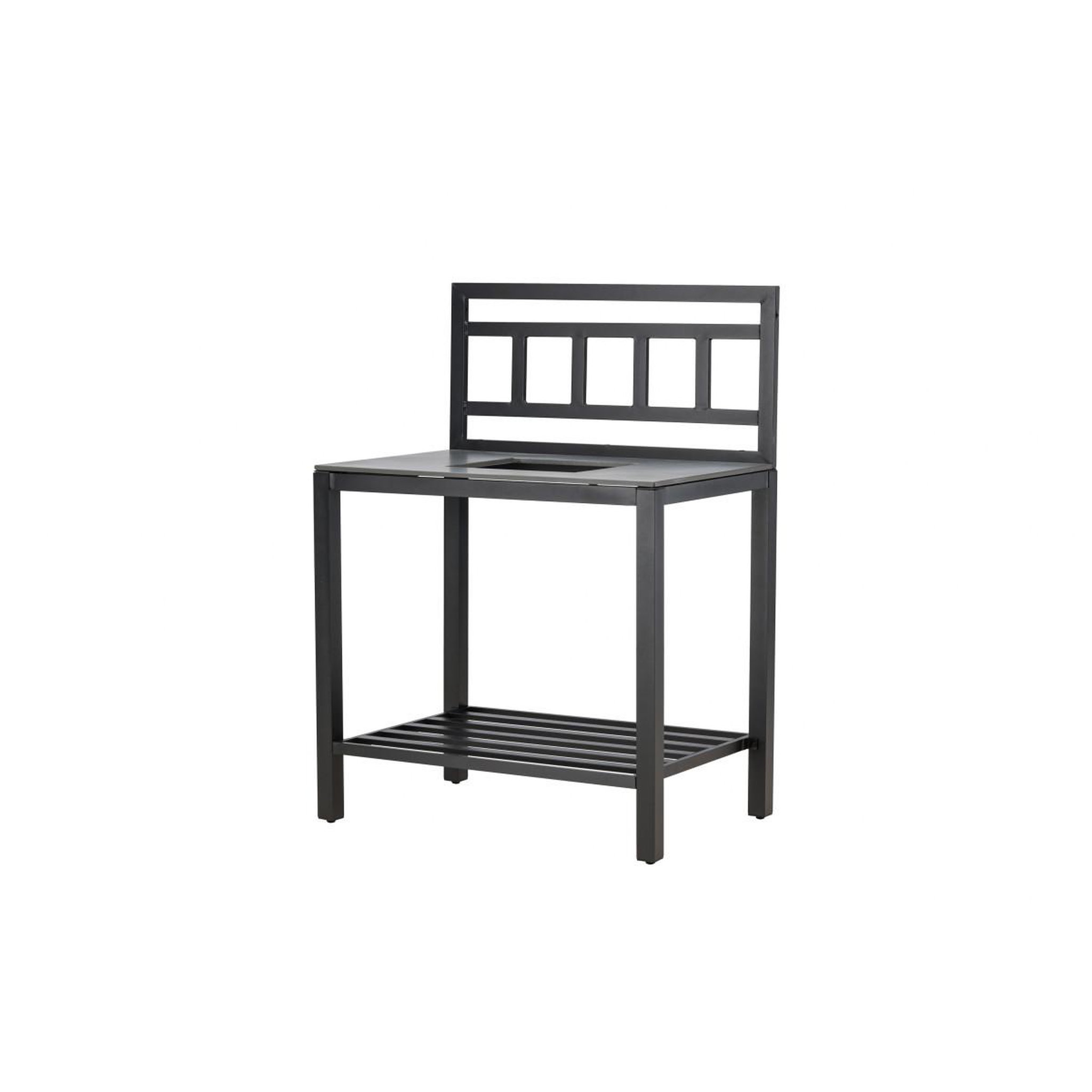 Voir la diapositive 5 : Paris Prix Meuble cuisine d'extérieur emplacement  alicante  128cm noir