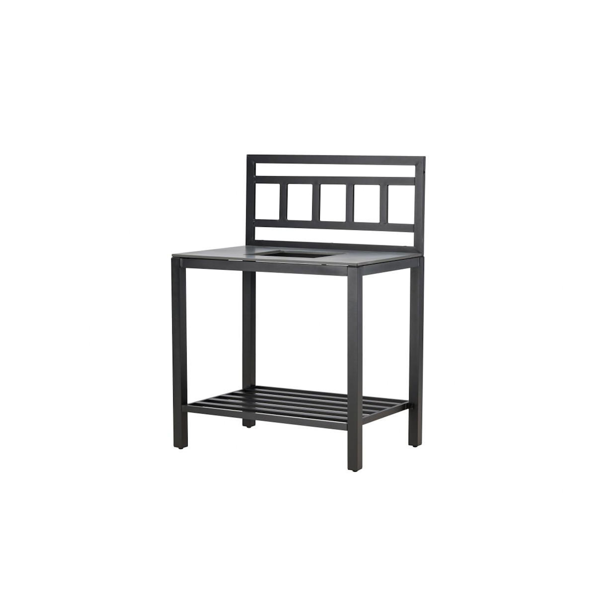 Paris Prix Meuble Cuisine d'Extérieur Emplacement  Alicante  128cm Noir