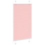 Voir la diapositive 3 : VIDAXL Store plisse rose 75x100 cm largeur du tissu 74,4 cm polyester