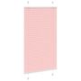 Voir la diapositive 3 : VIDAXL Store plisse rose 75x100 cm largeur du tissu 74,4 cm polyester