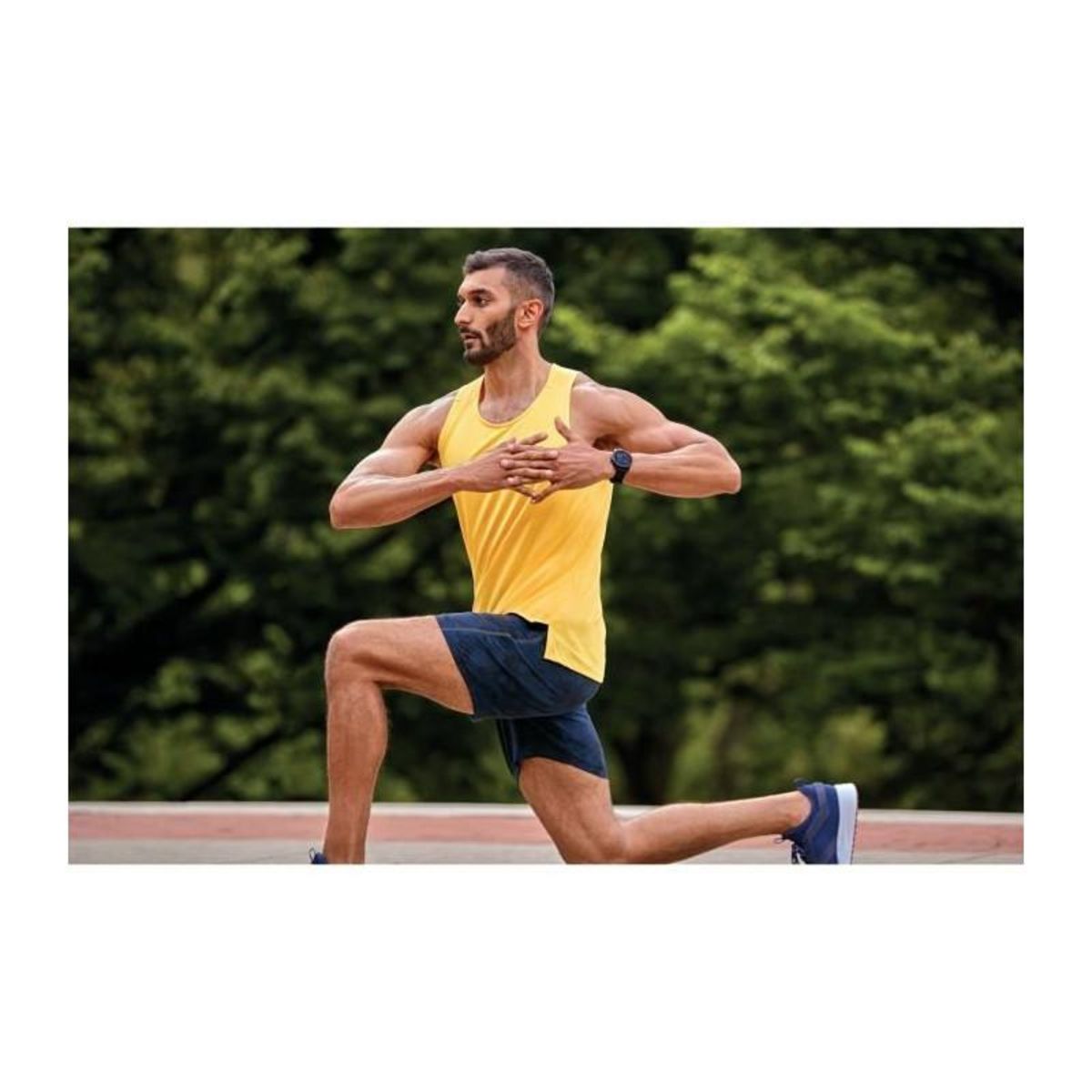 GARMIN GARMIN Vivomove Sport - Montre de sport connectée a aiguilles et écran tactile - Noir Slate