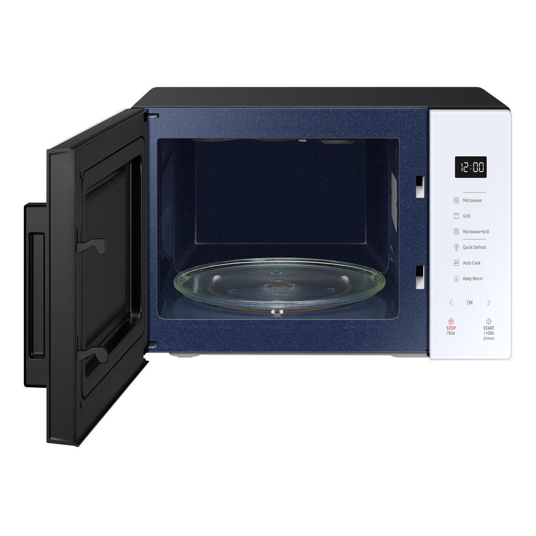 Voir la diapositive 3 : Samsung Four à micro-ondes avec gril samsung mg23t5018aw/et pose libre 800 w blanc