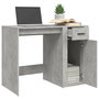 Voir la diapositive 5 : VIDAXL Bureau Gris beton 100x49x75 cm Bois d'ingenierie