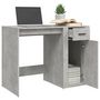 Voir la diapositive 5 : VIDAXL Bureau Gris beton 100x49x75 cm Bois d'ingenierie