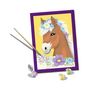 Voir la diapositive 2 : RAVENSBURGER CreArt Kids 18x24cm Cheval fleuri, Kit de peinture par numéros Numéro d'Art, Des 7 ans, 25906, Ravensburger