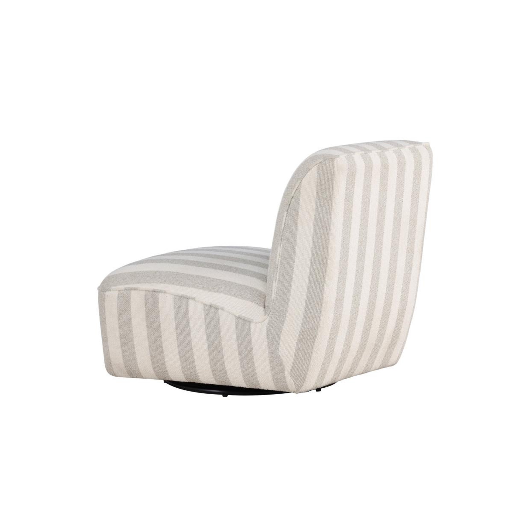 Voir la diapositive 6 : Paris Prix Fauteuil lounge à rayures  my  88cm beige