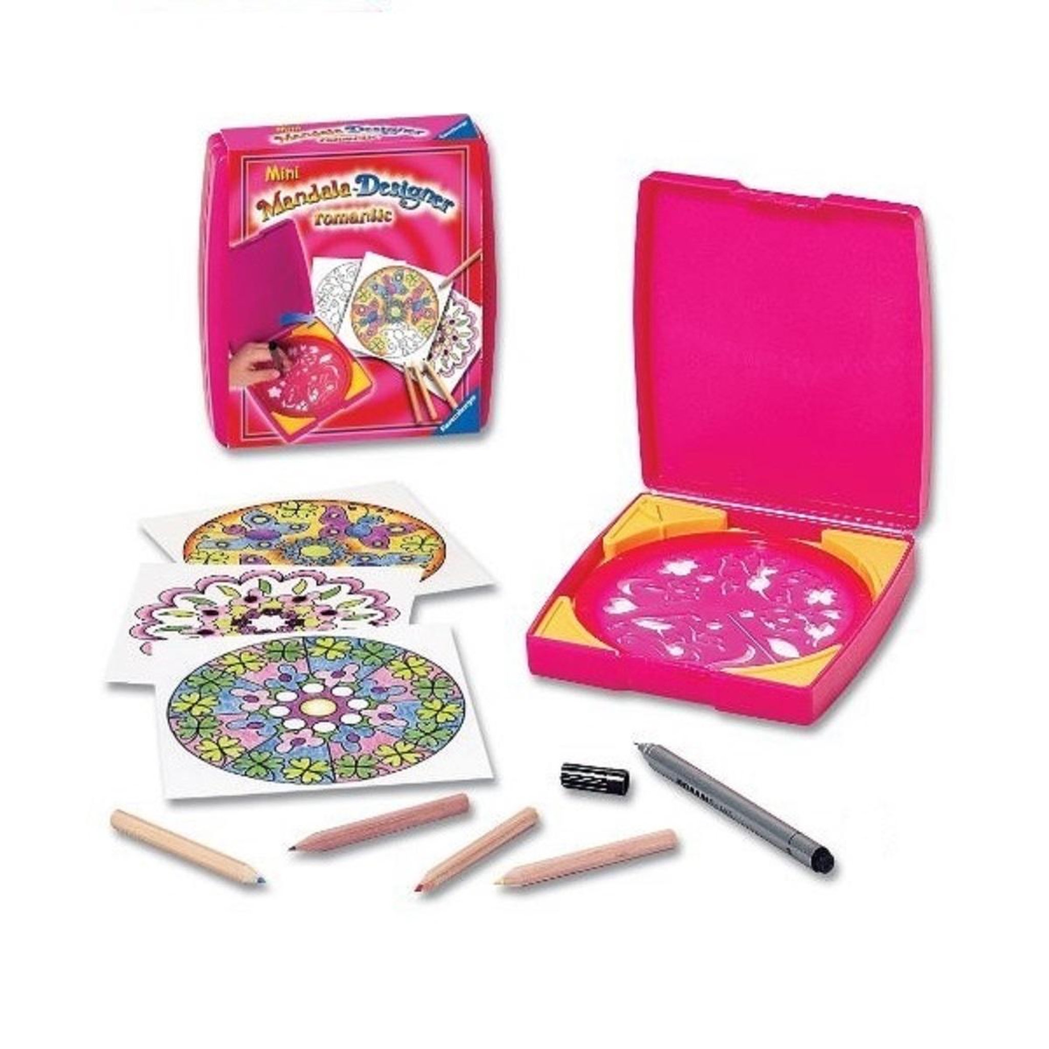 Voir la diapositive 4 : RAVENSBURGER Mini mandalas classiques 18 pièces