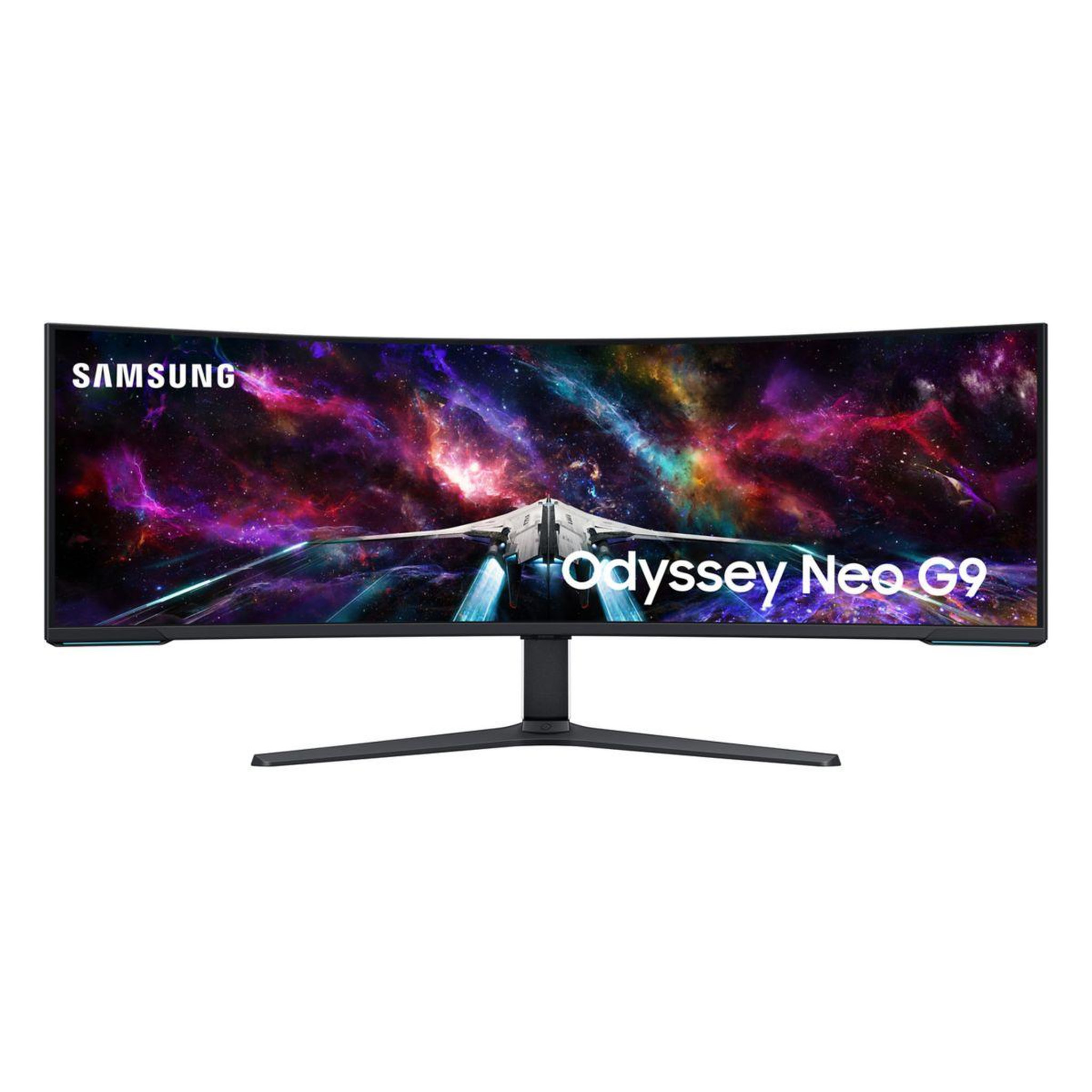 Samsung Ecran pc gamer odyssey g9neo g95 57  incurvé 1000r duhd 240hz va miniled hdr 1000 amd freesync