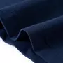VIDAXL T-shirt enfants a manches longues melange bleu marine 140
