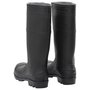 Voir la diapositive 5 : VIDAXL Bottes de pluie noir taille 44 PVC