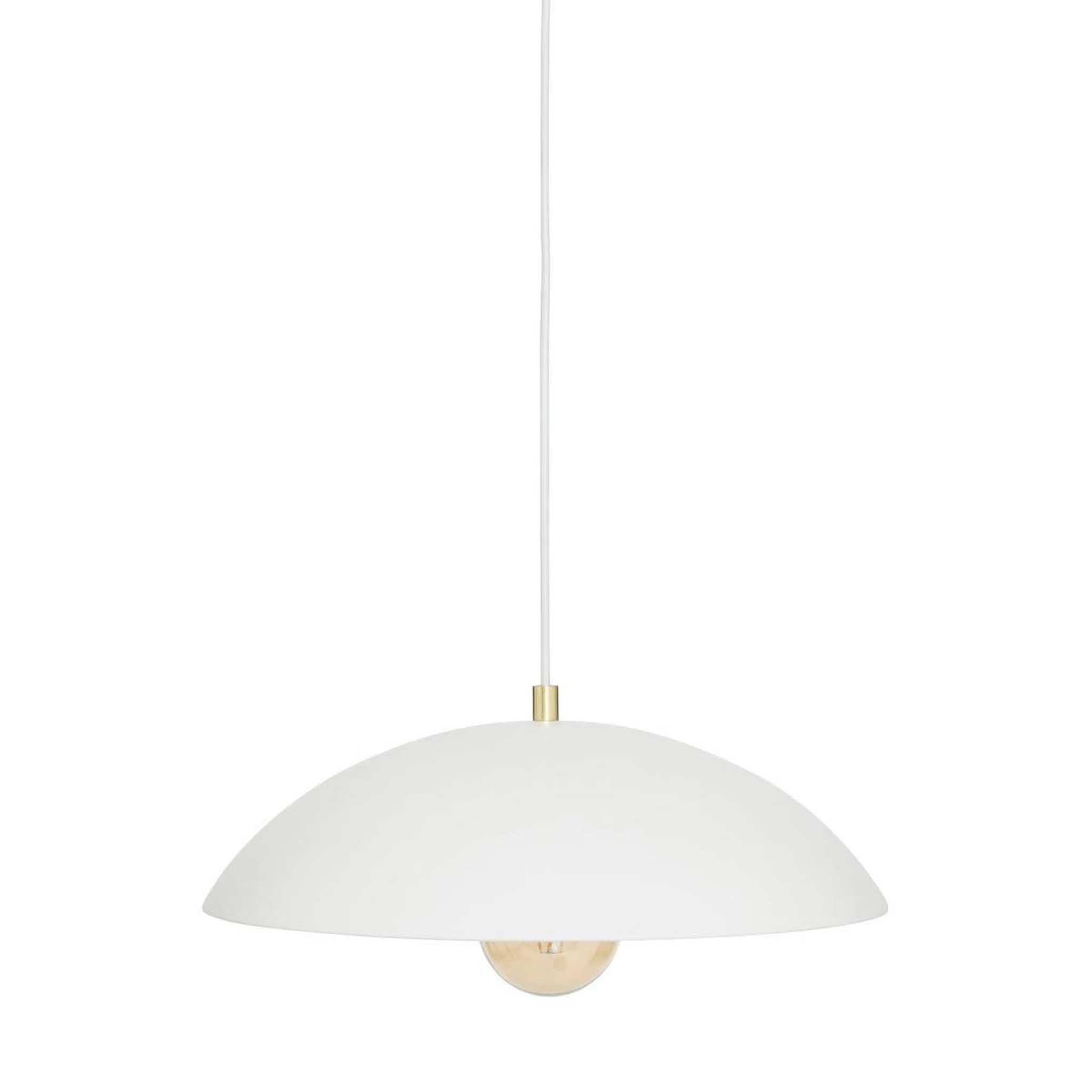 ATMOSPHERA Lampe Suspension Design en Métal  Delcia  45cm Blanc