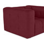 Voir la diapositive 6 : LISA DESIGN Suzano - fauteuil en tissu texturé