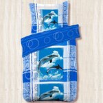 Dourev Housse de couette 140x200 LIVE IN THE SKY + 1 taie