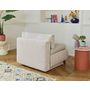 Voir la diapositive 6 : BEST MOBILIER Cristal - fauteuil - convertible avec coffre - en velours texturé