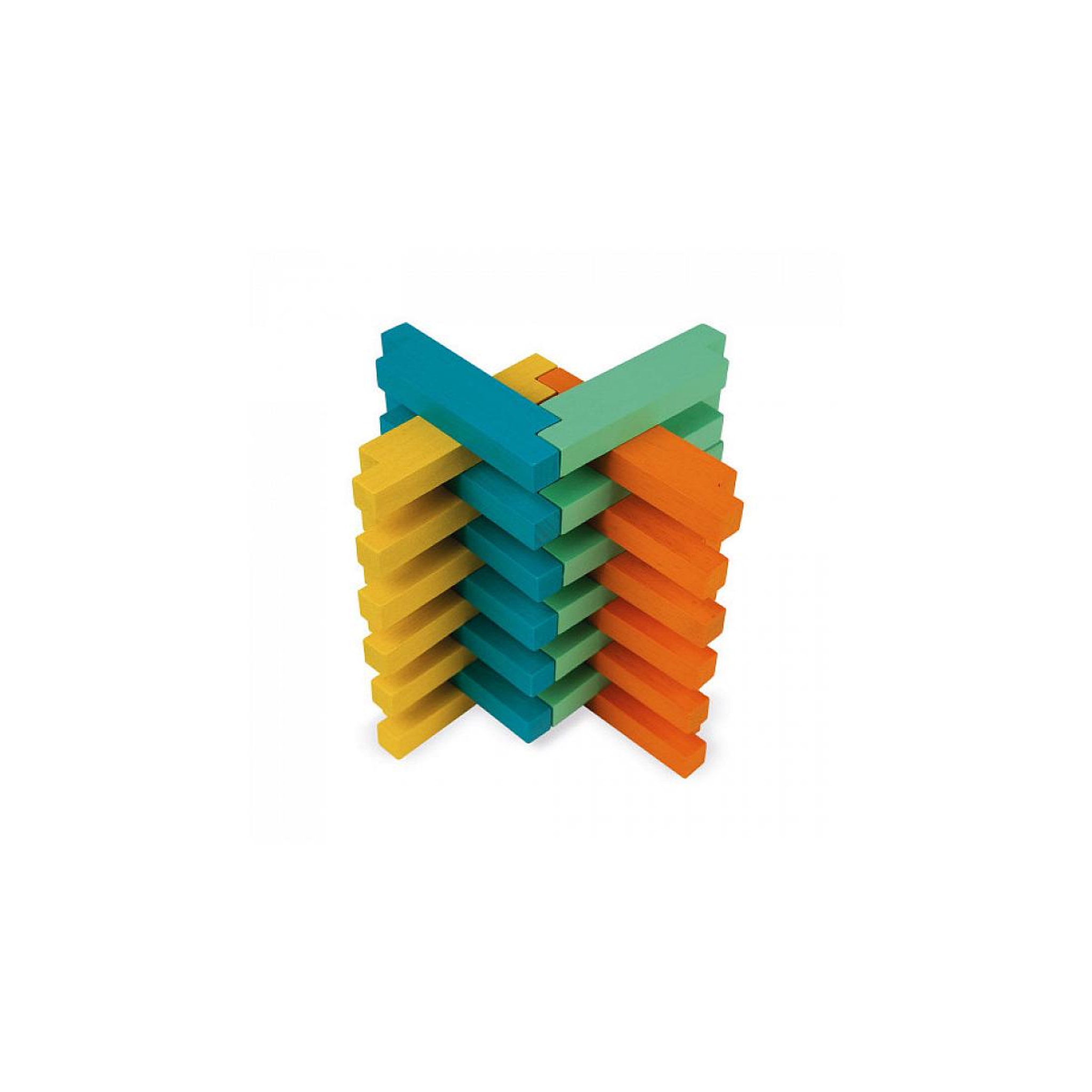 Voir la diapositive 4 : Juratoys-Janod Set de construction 60 pcs