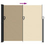Voir la diapositive 5 : VIDAXL Auvent lateral retractable beige 180x600 cm