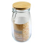 Voir la diapositive 2 : Paris Prix Boîte de Conservation Hermétique  Bambou  1,4L Beige