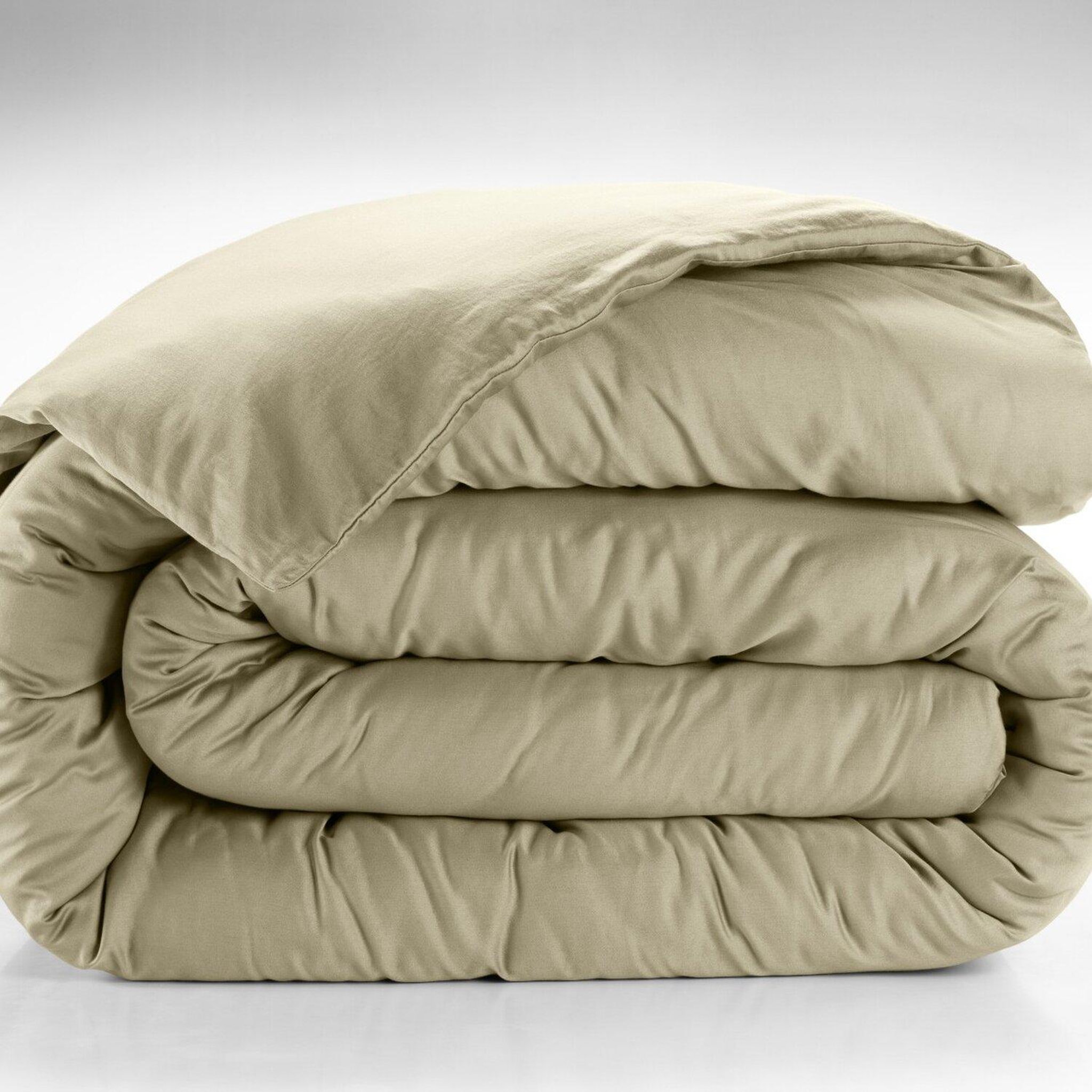 Voir la diapositive 3 : BATON ROUGE Housse de couette 100% satin de coton 105 fils uni