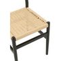 Voir la diapositive 6 : Paris Prix Chaise Corde en Bois  Lap  87cm Noir